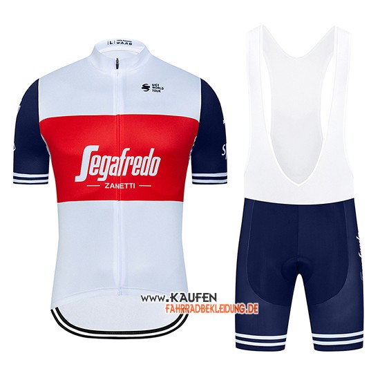 Segafredo Zanetti Kurzarmtrikot 2020 und Kurze Tragerhose Wei Rot